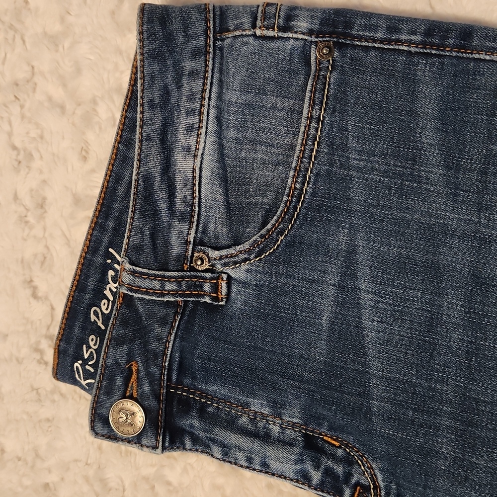 Victoria's Secret Mid Rise Pencil Jean Size 8 Regular - Picture 2 of 8